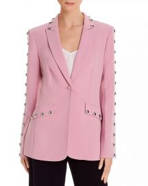 Cinq  amp agrave  Sept Dive Studded Single-Button Blazer Women - Bloomingdale s at Bloomingdales